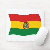 Tapis de souris Drapeau de Bolivie (Avec souris)