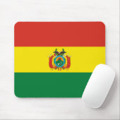 Tapis De Souris Drapeau de Bolivie patriotique (Avec souris)