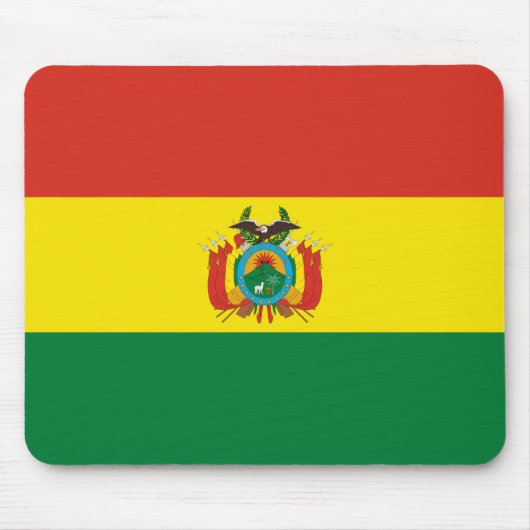 Tapis De Souris Drapeau de Bolivie patriotique (Devant)