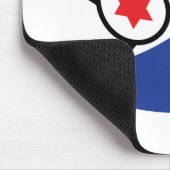 Tapis de souris Drapeau de Bonaire (Coin)