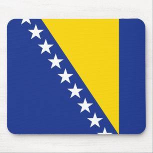 Tapis De Souris Drapeau de Bosnie-Herzégovine Mousepad