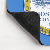 Tapis De Souris Drapeau de Boston, Massachusetts Souris (Coin)