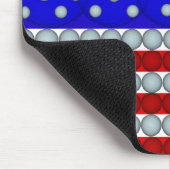 Tapis De Souris Drapeau de boules de golf (Coin)