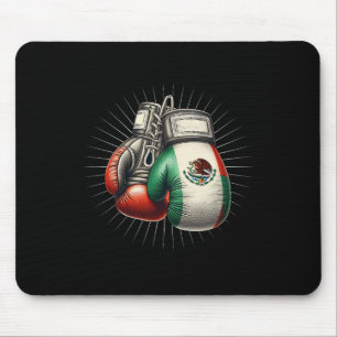 Tapis De Souris Drapeau de boxe mexicaine Vintage Boxe mexicaine G