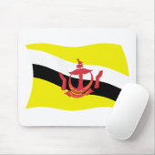Tapis de souris Drapeau de Brunei (Avec souris)
