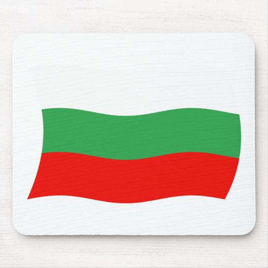 Tapis de souris Drapeau de Bulgarie (Devant)