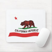 Tapis de souris Drapeau de Californie (Avec souris)