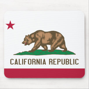Tapis De Souris Drapeau de Californie