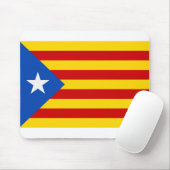 Tapis De Souris Drapeau de Catalogne (Avec souris)