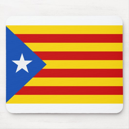 Tapis De Souris Drapeau de Catalogne (Devant)