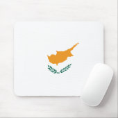 Tapis de souris Drapeau de Chypre (Avec souris)