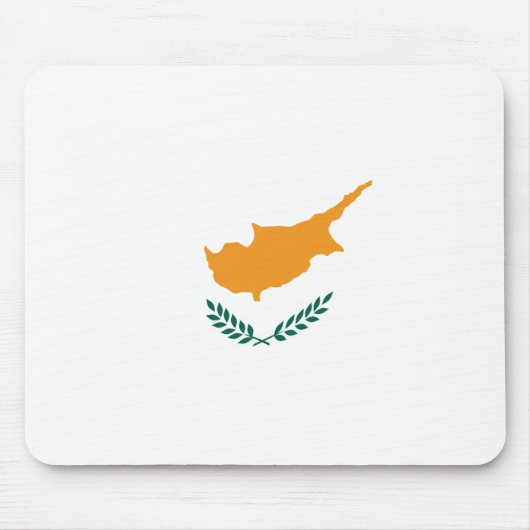 Tapis de souris Drapeau de Chypre (Devant)