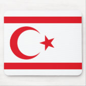 Tapis De Souris Drapeau de Chypre du Nord (Devant)