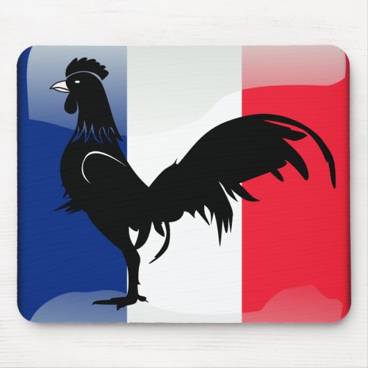 Tapis De Souris Drapeau de Coquelet (Devant)