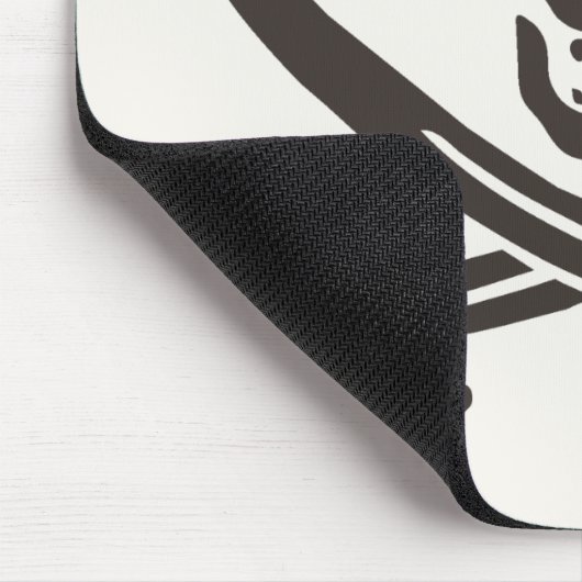 Tapis De Souris Drapeau de crâne obsidien Drapeau de pirate Calico (Coin)