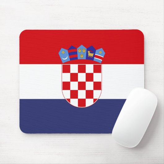 Tapis De Souris Drapeau de Croatie (Avec souris)