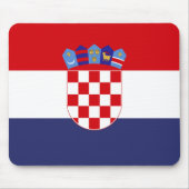 Tapis De Souris Drapeau de Croatie (Devant)