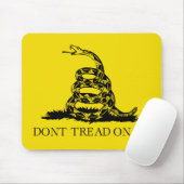 Tapis De Souris Drapeau de crotale de Gadsden : Guerre révolutionn (Avec souris)