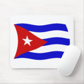 Tapis de souris Drapeau de Cuba (Avec souris)