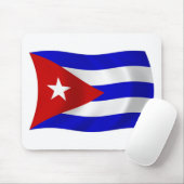 Tapis de souris Drapeau de Cuba (Avec souris)