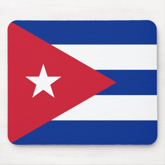 Tapis De Souris Drapeau de Cuba (Devant)