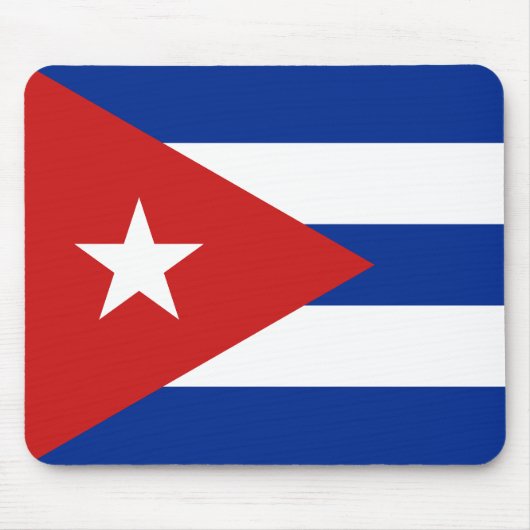 Tapis De Souris Drapeau de Cuba (Devant)