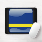Tapis De Souris Drapeau de Curaçao (Avec souris)