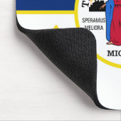 Tapis De Souris Drapeau de Détroit (Coin)