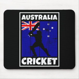 Tapis De Souris Drapeau de fan de cricket australien d'Australie C