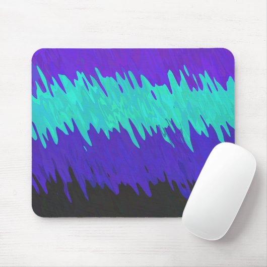 Tapis De Souris Drapeau de Fierté Alexigender Abstrait Squiggly Tr (Avec souris)