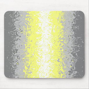 Tapis De Souris Drapeau de fierté demigenre abstrait ondoyant psyc