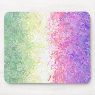 Tapis De Souris Drapeau de Fierté Genderdoe Abstrait Boho Trippy