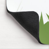 Tapis De Souris Drapeau de fierté genderqueer abstrait (Coin)