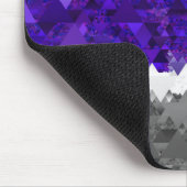 Tapis De Souris Drapeau de fierté Greygender Boho Géométrique Mod (Coin)