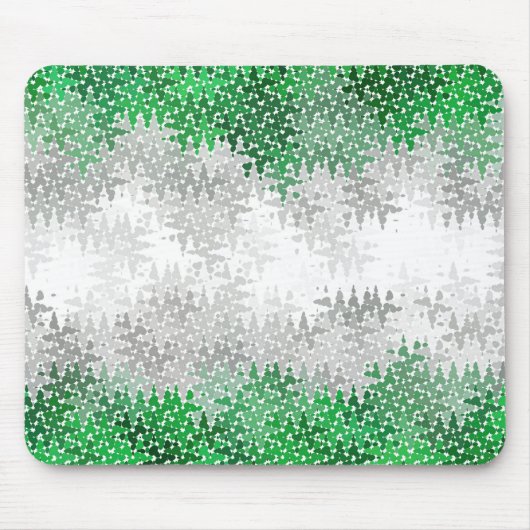 Tapis De Souris Drapeau de fierté grisromantique abstrait ondulé t (Devant)