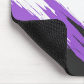 Tapis De Souris Drapeau de fierté non binaire funky grunge zigzag (Coin)