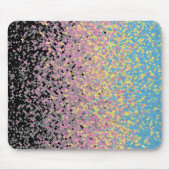Tapis De Souris Drapeau de fierté polygender pixelisé funky tripan (Devant)