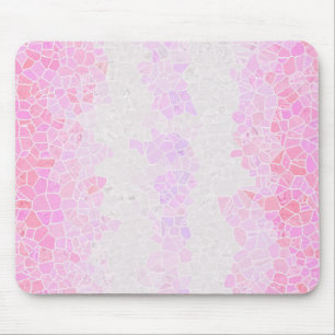 Tapis De Souris Drapeau de fierté Pomosexuel Abstrait Bohème Mosaï