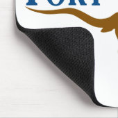 Tapis De Souris Drapeau de Fort Worth (Texas) (Coin)