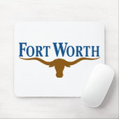 Tapis De Souris Drapeau de Fort Worth (Texas) (Avec souris)