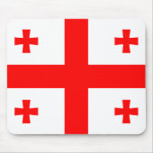 Tapis De Souris Drapeau de Géorgie (Devant)
