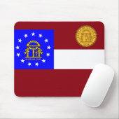 Tapis De Souris Drapeau de Géorgie (Avec souris)