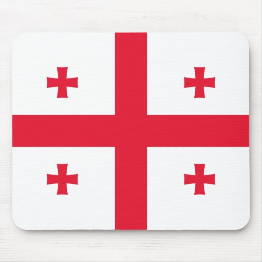 Tapis De Souris Drapeau de Géorgie (Devant)