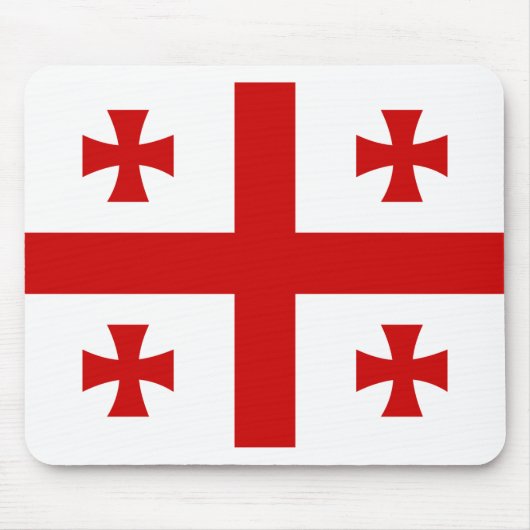 Tapis De Souris Drapeau de Géorgie (Devant)