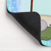 Tapis De Souris Drapeau de golf (Coin)