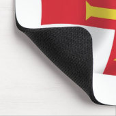Tapis de souris Drapeau de Guernesey (Coin)
