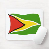 Tapis de souris Drapeau de Guyana (Avec souris)