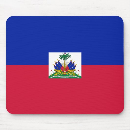 Tapis De Souris Drapeau de Hatian (Devant)