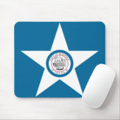 Tapis De Souris Drapeau de Houston (Avec souris)