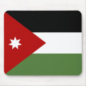 Tapis De Souris Drapeau de Jordanie (Devant)